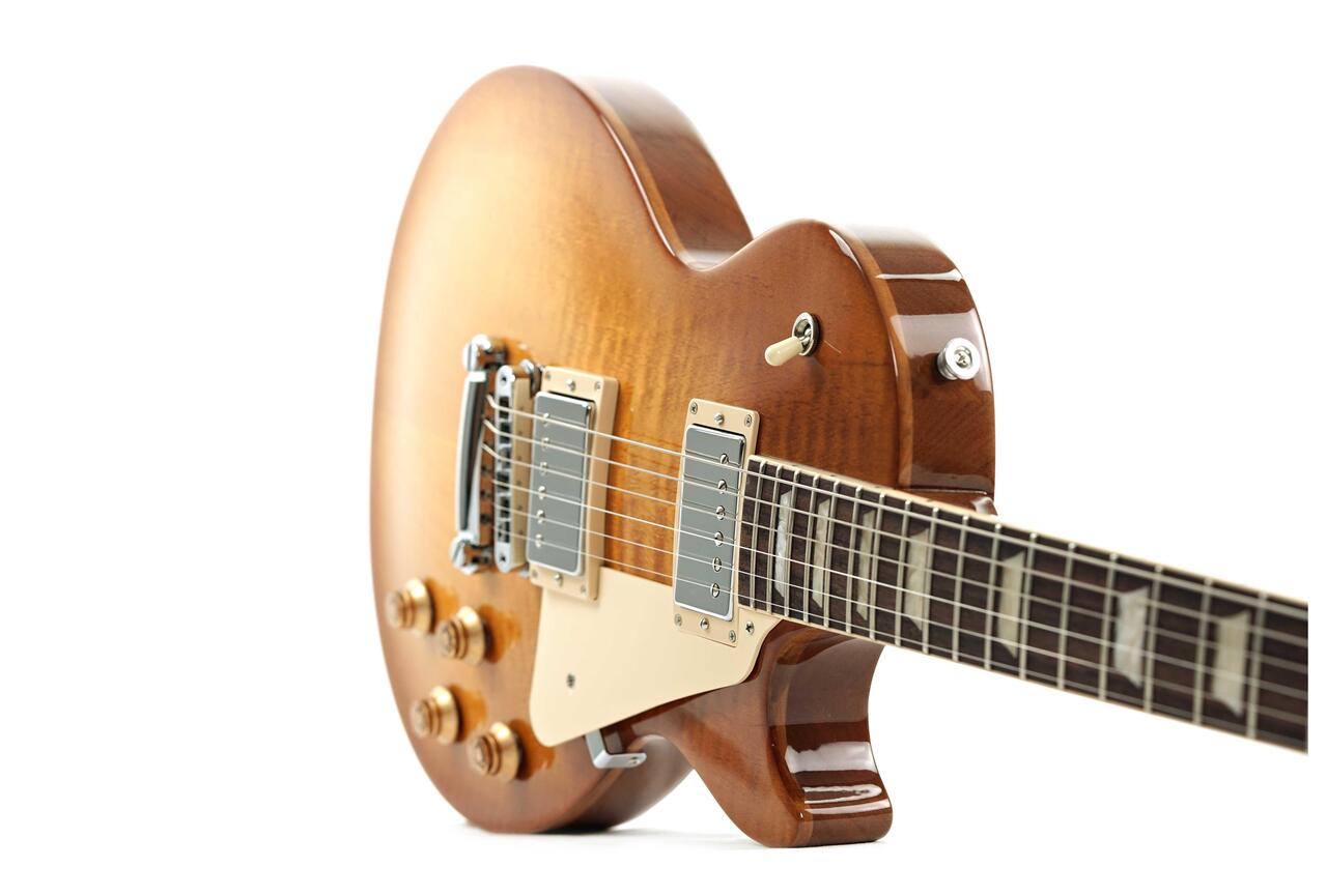 Gibson Les Paul Studio Figured in Dirty Lemon Burst - Andertons